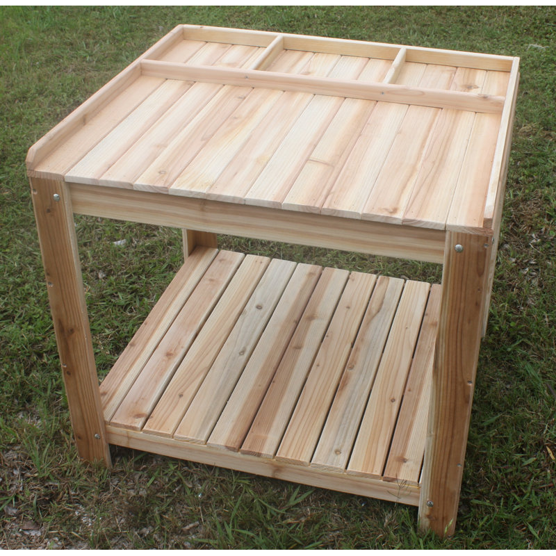 Cedar Potting Bench & Reviews Wayfair
